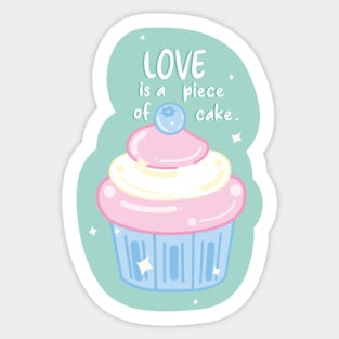 Love Cupcakes: Trans Sticker